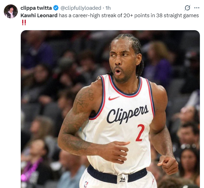 星空体育-16000分里程碑！小卡连续38场20+再创新高 美媒赞现役34岁最佳|伦纳德|快船|加兰|勇士|洛杉矶快船队_新浪体育_新浪新闻